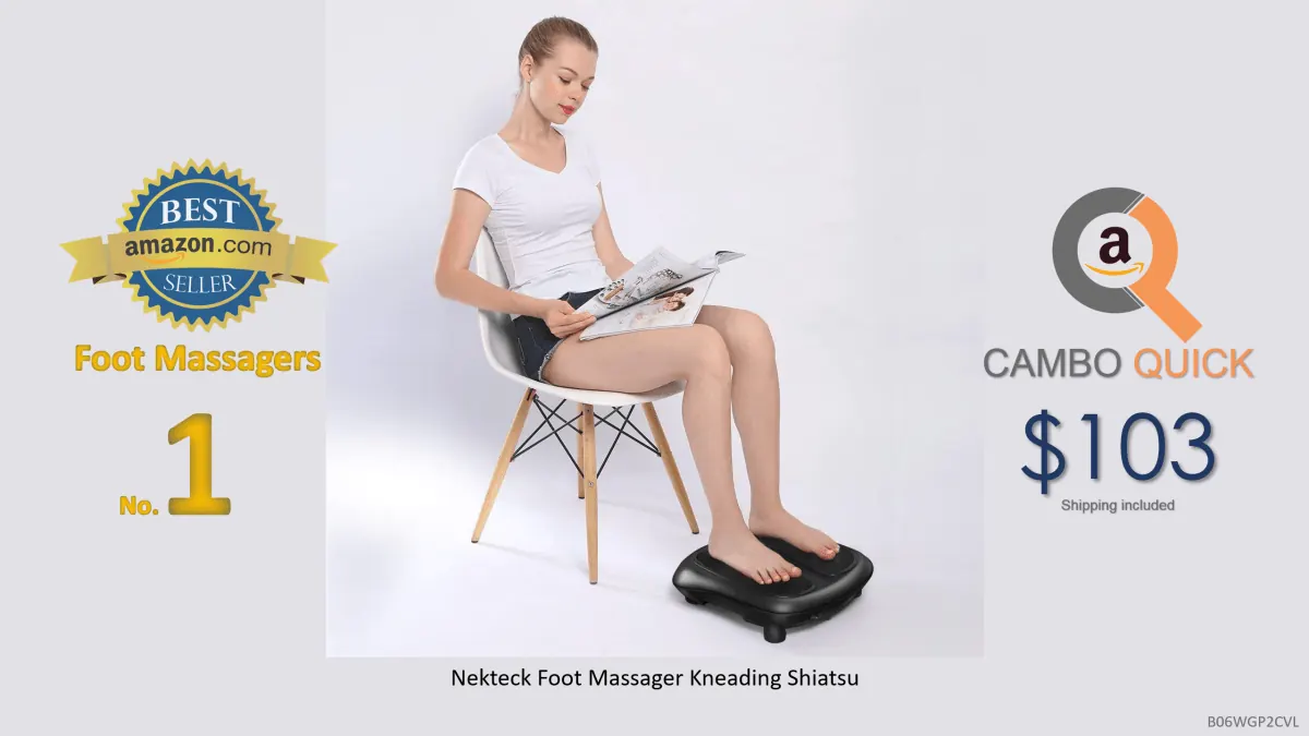Nekteck Foot Massager Kneading Shiatsu Therapy Plantar Massage with Built in Infrared Heat Function and Power Cord - Black.png
