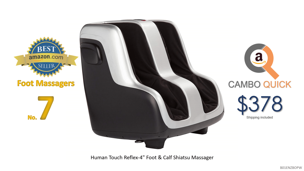 Human Touch Reflex-4 Foot & Calf Shiatsu Massager with Patented Figure-8 Technology
