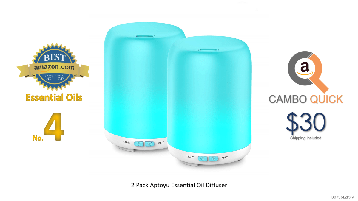 Aptoyu essential oil diffuser for aromatherapy 120ml ultrasonic cool mist humidifier.png