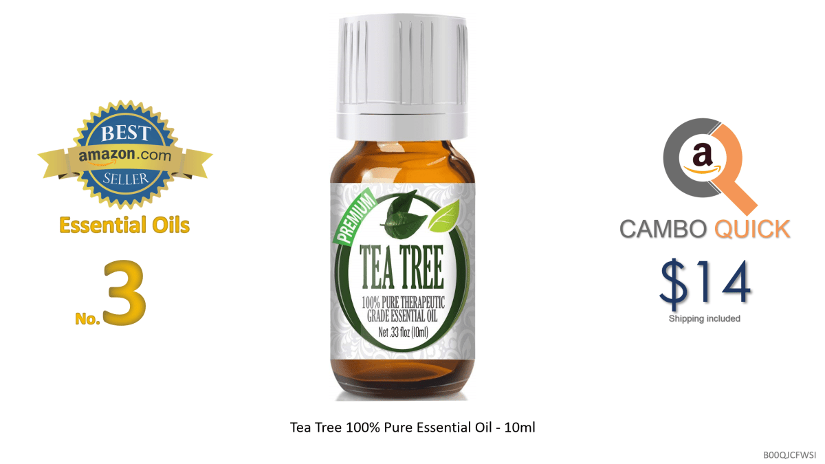 Tea Tree 100% Pure, Best Therapeutic Grade Essential Oil - 10ml.png