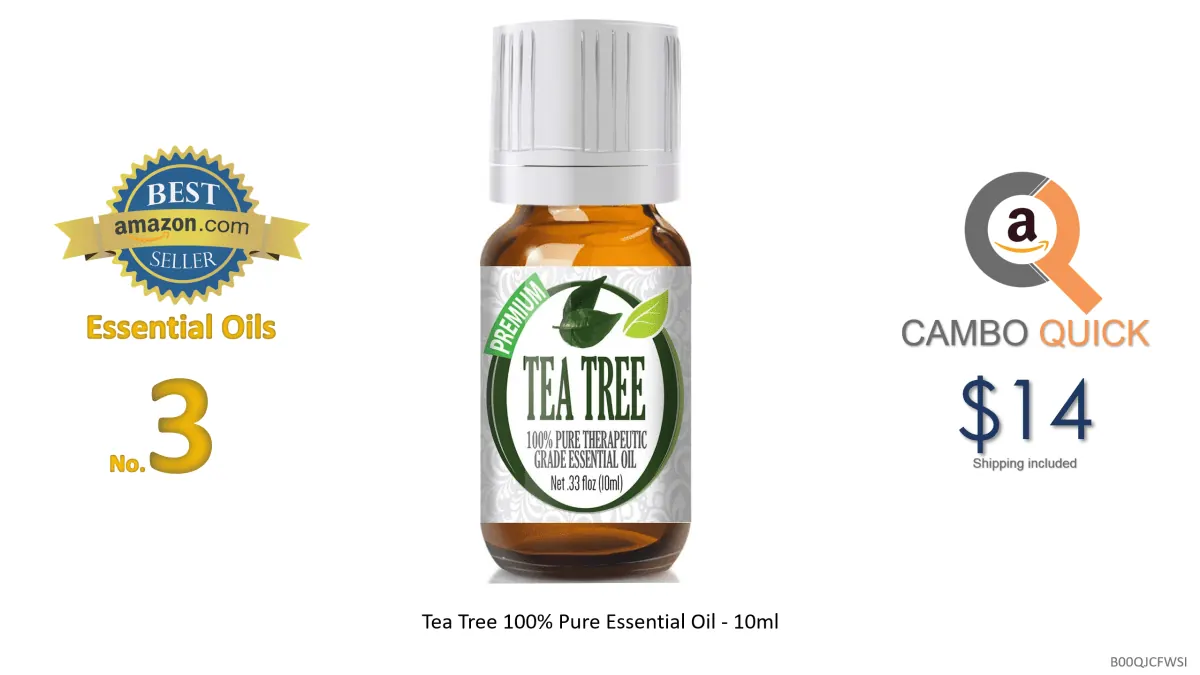 Tea Tree 100% Pure, Best Therapeutic Grade Essential Oil - 10ml.png