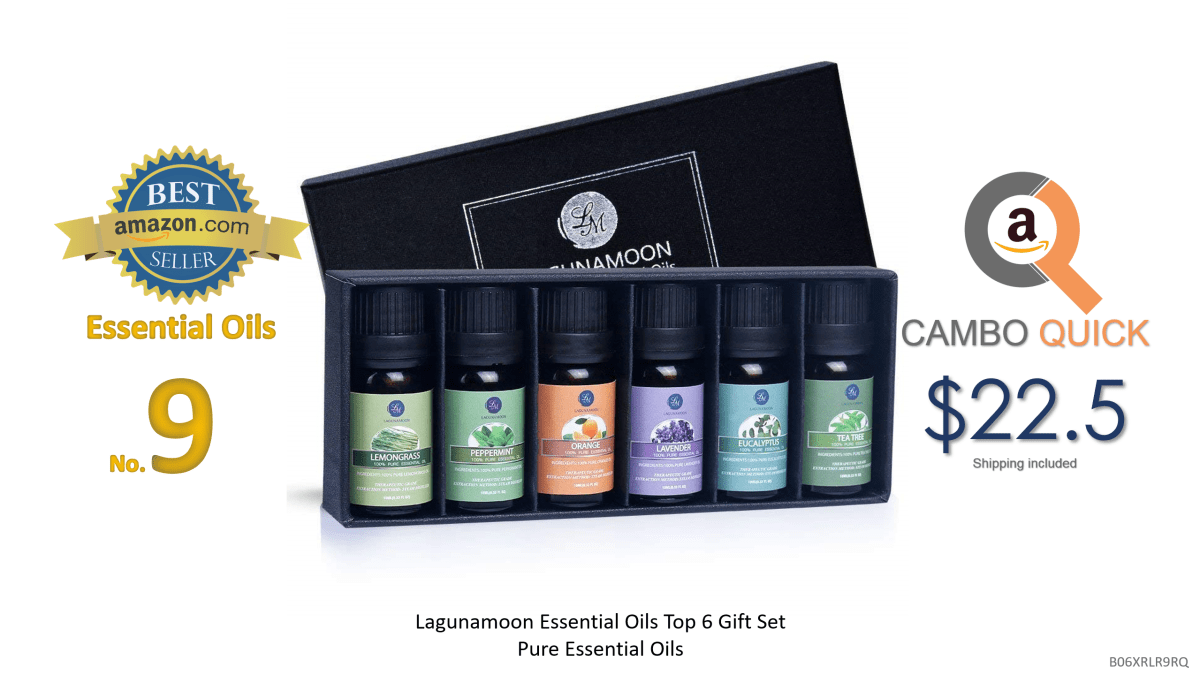 Lagunamoon Essential Oils Top 6 Gift Set Pure Essential Oils for Diffuser, Humidifier, Massage, Aromatherapy, Skin & Hair Care.png