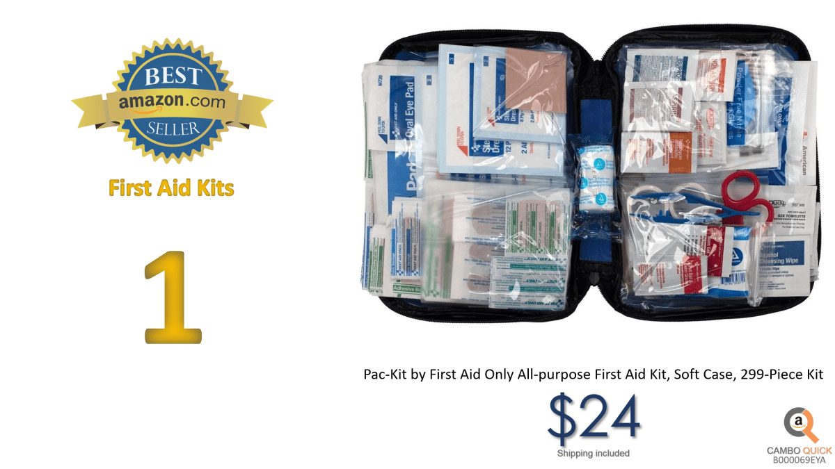 Pac-Kit by First Aid Only All-purpose First Aid Kit, Soft Case, 299-Piece Kit.png